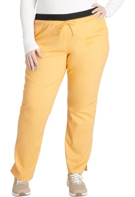 Pantalón Clínico Mujer Cherokee Workwear Revolution WW105 Amarillo STCP