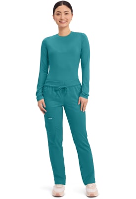 Pantalón Clínico Mujer Cherokee Workwear Revolution WW105 Verde TLB