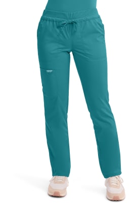 Pantalón Clínico Mujer Cherokee Workwear Revolution WW105 Verde TLB
