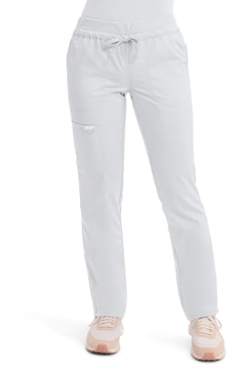 Pantalón Clínico Mujer Cherokee Workwear Revolution WW105 Blanco WHT