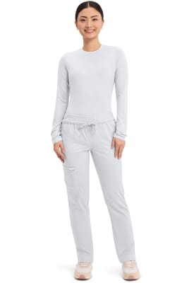 Pantalón Clínico Mujer Cherokee Workwear Revolution Tall  WW105T Blanco WHT