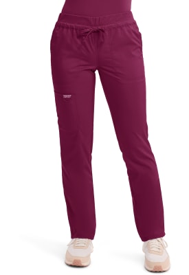 Pantalón Clínico Mujer Cherokee Workwear Revolution WW105 Burdeo WIN