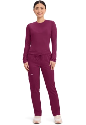 Pantalón Clínico Mujer Cherokee Workwear Revolution Tall  WW105T Burdeo WIN
