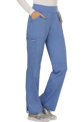 Pantalón Clínico Mujer Cherokee Workwear Revolution WW110 Celeste CIE