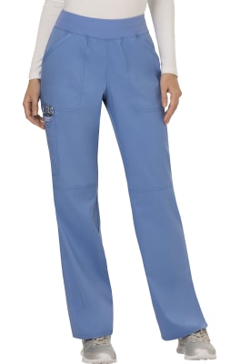Pantalón Clínico Mujer Cherokee Workwear Revolution WW110 Celeste CIE