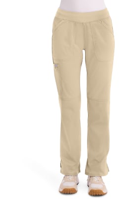 Pantalón Clínico Mujer Cherokee Workwear Revolution WW110 Beige KAK