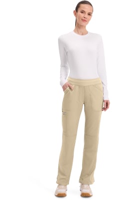 Pantalón Clínico Mujer Cherokee Workwear Revolution WW110 Beige KAK