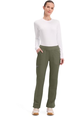 Pantalón Clínico Mujer Cherokee Workwear Revolution WW110 Verde OLV