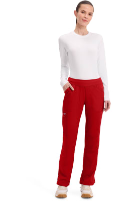 Pantalón Clínico Mujer Cherokee Workwear Revolution WW110 Rojo RED