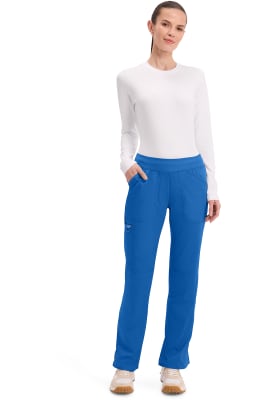 Pantalón Clínico Mujer Cherokee Workwear Revolution WW110 Azul Rey ROY