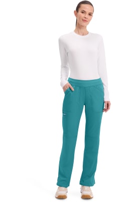 Pantalón Clínico Mujer Cherokee Workwear Revolution WW110 Verde TLB