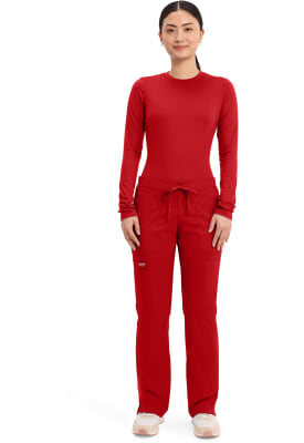 Pantalón Clínico Mujer Cherokee Workwear Revolution WW120 Rojo RED