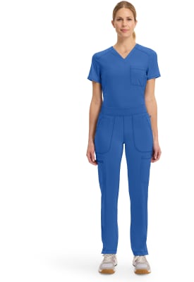 Pantalón Clínico Mujer Infinity Petite CK065AP Azul Rey RYPS