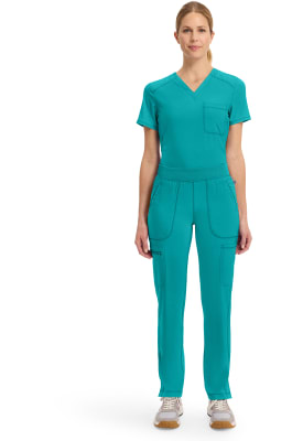 Pantalón Clínico Mujer Infinity CK065A Verde TLPS