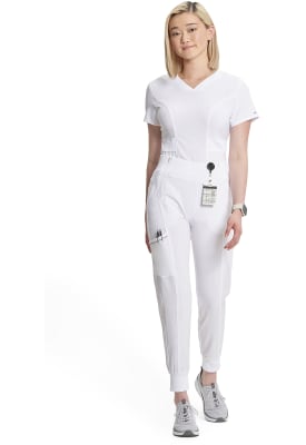 Pantalón Clínico Mujer Infinity CK110A Blanco WTPS