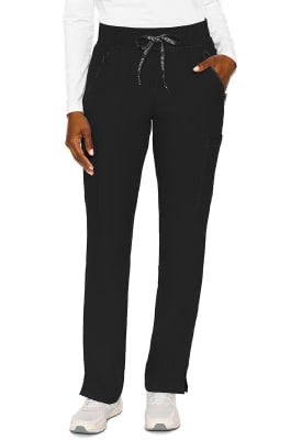 Pantalón Clínico Mujer Med Couture Insight MC2702 Negro BLK
