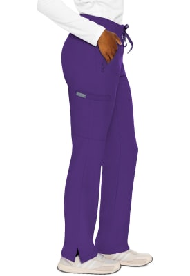 Pantalón Clínico Mujer Med Couture Insight MC2702 Morado GRAPE