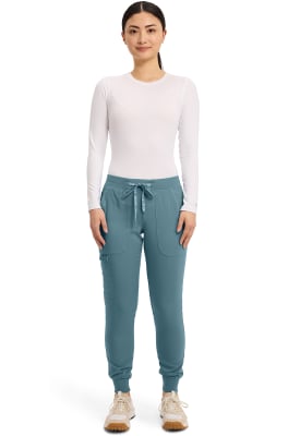 Pantalón Clínico Mujer Med Couture Touch MC7710 Celeste BJBY