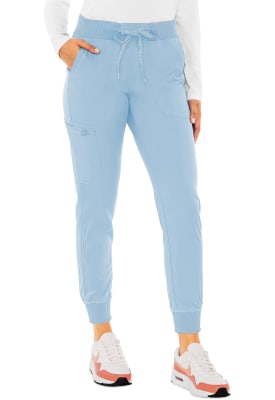 Pantalón Clínico Mujer Med Couture Touch MC7710 Celeste PWNK