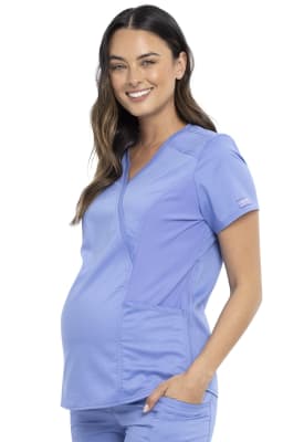 Polera Clínica Maternal Cherokee Workwear Revolution WW688 Celeste CIE