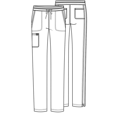 Pantalón Clínico Mujer Cherokee Workwear Revolution WW105 Coral CRIC