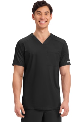 Polera Clínica Hombre Cherokee Workwear Revolution WW603 Negro BLK
