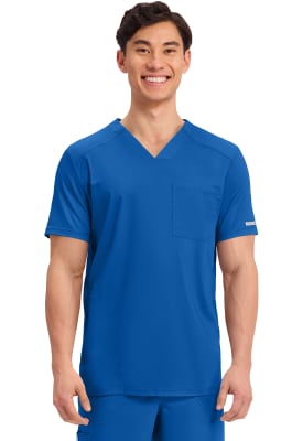 Polera Clínica Hombre Cherokee Workwear Revolution WW603 Azul Rey ROY