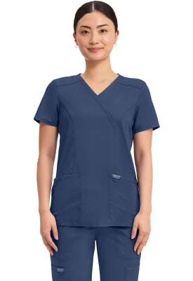 Polera Clínica Mujer Cherokee Workwear Revolution WW610 Azul Marino NAV