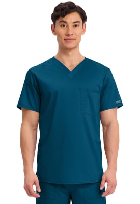 Polera Clínica Hombre Cherokee Workwear Revolution WW625 Verde CAR