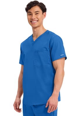 Polera Clínica Hombre Cherokee Workwear Revolution WW625 Azul Rey ROY