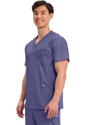 Polera Clínica Hombre Cherokee Workwear Revolution WW670 Morado GRP