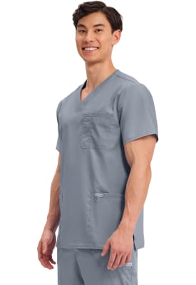 Polera Clínica Hombre Cherokee Workwear Revolution WW670 Gris GRY