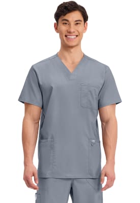 Polera Clínica Hombre Cherokee Workwear Revolution WW670 Gris GRY