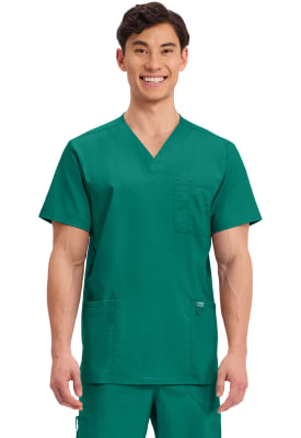 Polera Clínica Hombre Cherokee Workwear Revolution WW670 Verde HUN