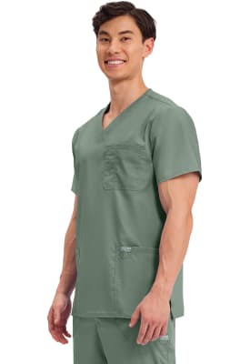 Polera Clínica Hombre Cherokee Workwear Revolution WW670 Verde OLV
