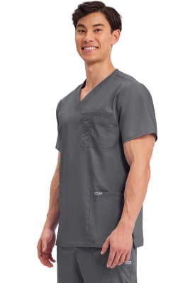 Polera Clínica Hombre Cherokee Workwear Revolution WW670 Gris PWT