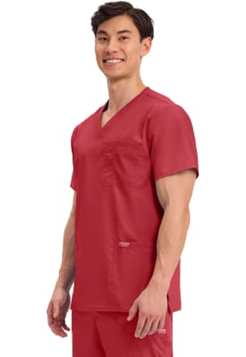 Polera Clínica Hombre Cherokee Workwear Revolution WW670 Rojo RED