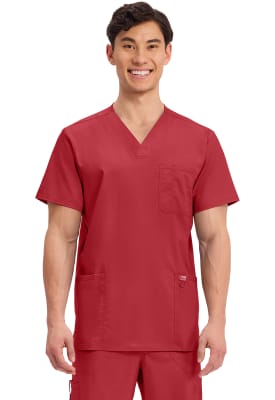 Polera Clínica Hombre Cherokee Workwear Revolution WW670 Rojo RED