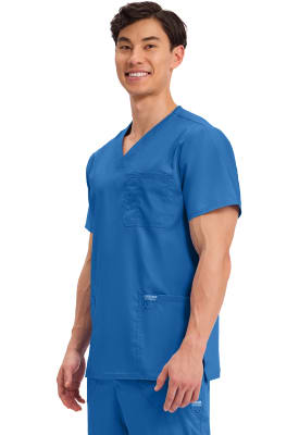 Polera Clínica Hombre Cherokee Workwear Revolution WW670 Azul Rey ROY