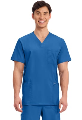 Polera Clínica Hombre Cherokee Workwear Revolution WW670 Azul Rey ROY