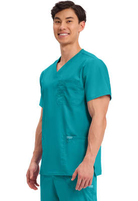 Polera Clínica Hombre Cherokee Workwear Revolution WW670 Verde TLB