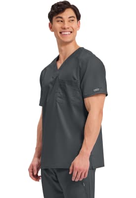 Polera Clínica Hombre Cherokee Workwear Revolution WW690 Negro BLK