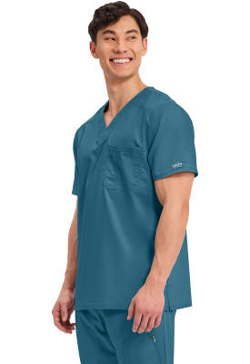 Polera Clínica Hombre Cherokee Workwear Revolution WW690 Verde CAR