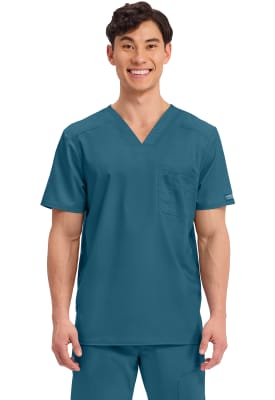 Polera Clínica Hombre Cherokee Workwear Revolution WW690 Verde CAR