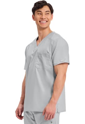 Polera Clínica Hombre Cherokee Workwear Revolution WW690 Gris GRY