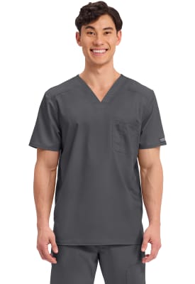 Polera Clínica Hombre Cherokee Workwear Revolution WW690 Gris PWT
