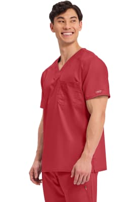 Polera Clínica Hombre Cherokee Workwear Revolution WW690 Rojo RED