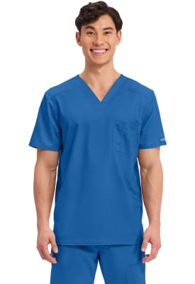 Polera Clínica Hombre Cherokee Workwear Revolution WW690 Azul Rey ROY