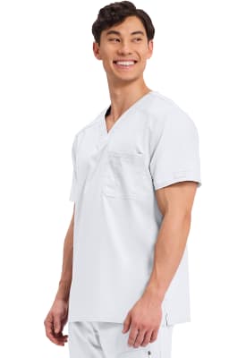 Polera Clínica Hombre Cherokee Workwear Revolution WW690 Blanco WHT