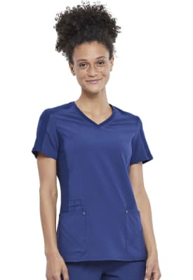 Polera Clínica Mujer Cherokee Iflex CK711 Azul Marino NAV